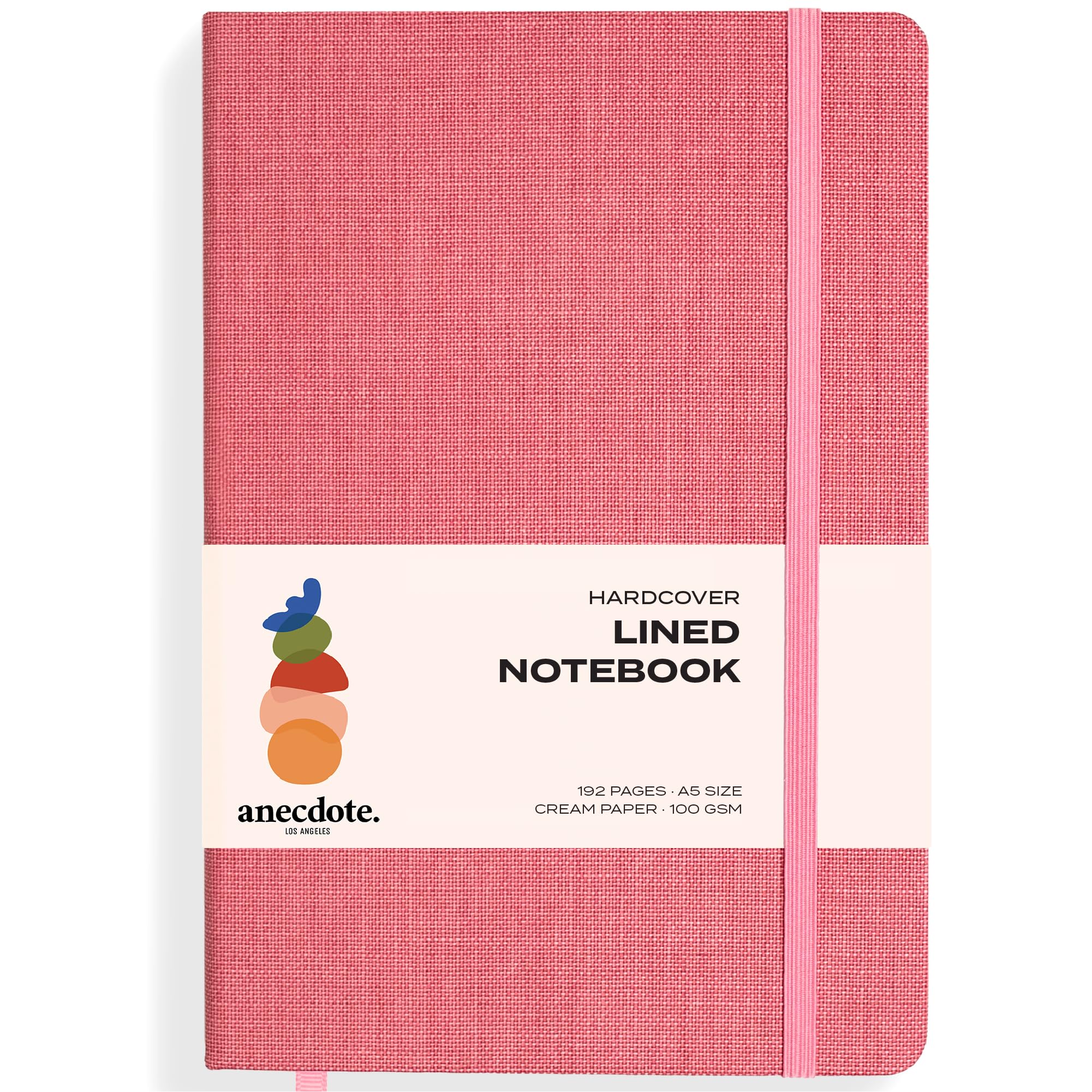 ANECDOTE. Lined Journal Notebook, 192 Pages, A5 size: 8.3" x 5.4", Thick 100 GSM Paper, Ruled, Hardcover. Journal for Women and Men, Perfect Notebook for School, Work and Travel — image 1