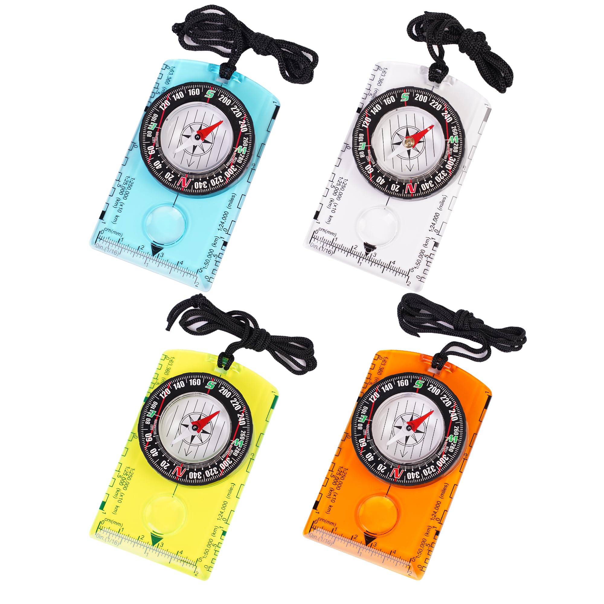 RLXMARTD 4 Pcs Outdoor Compass - electronics and gadgets | Mubboo