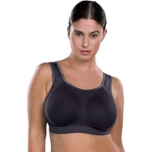Anita Womens Active Extreme Control Plus Sports Bra, 5567, Black/Anthracite, 48H