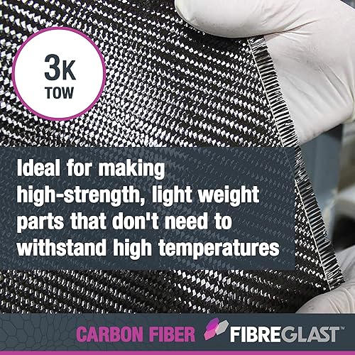 Miniatura 3 de Fibre Glast Kit de reparación de endurecedor epoxi de grafito de carbono todo en 1, para laminación de piezas marinas automotrices, puerta de capó,