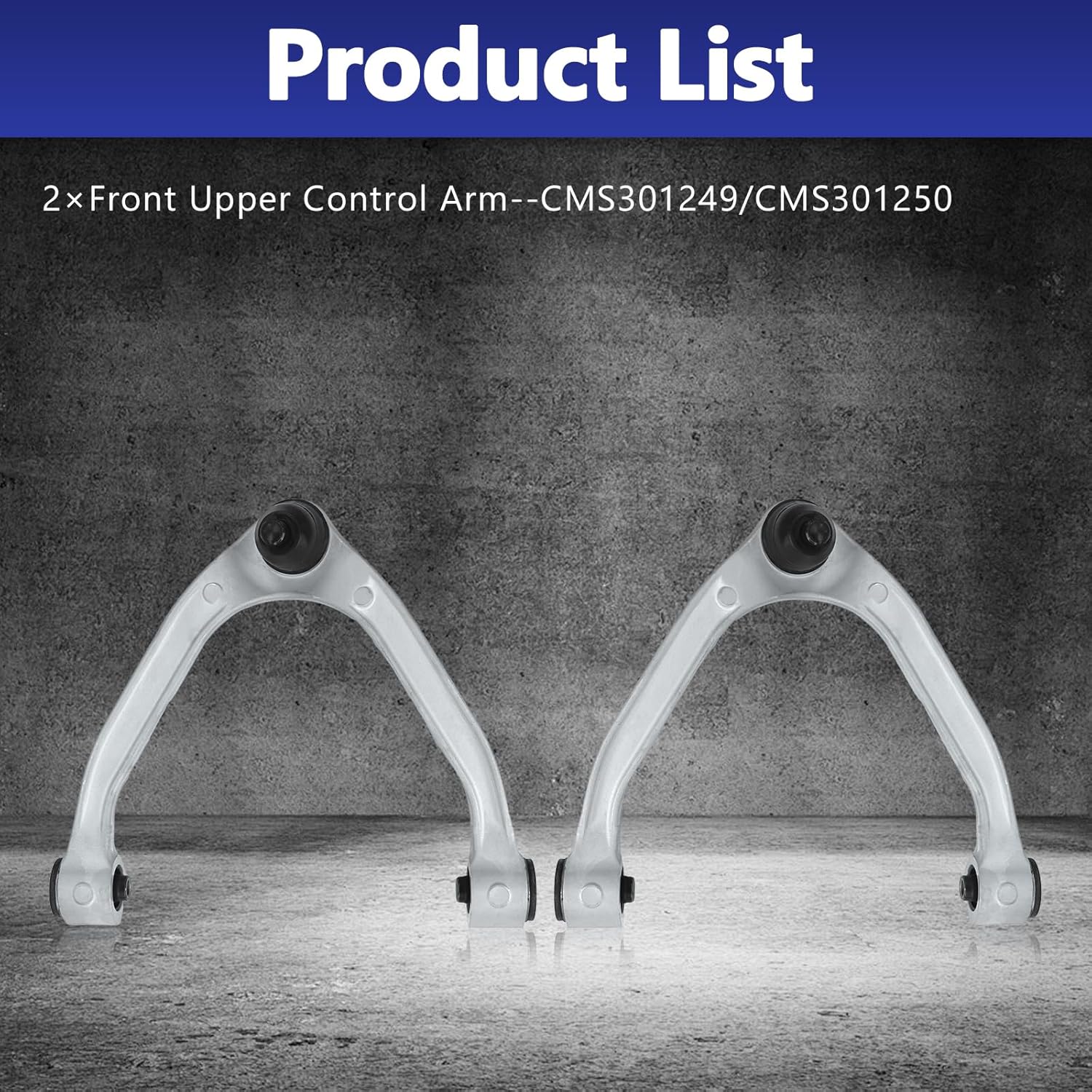 2pcs Front Suspension Kit Upper Control Arm w/Ball Joint Driver Passenger Side Replacement for Infiniti 2011-13 M37 M56,2012-13 M35h,2014-19 Q70 & 2015-19 Q70L 545251MA0A 545241MA0A