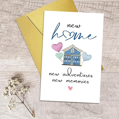 Miniatura 5 de Nueva tarjeta de casa, tarjeta de inauguración de la casa, felicitaciones por su nueva tarjeta de casa, nueva tarjeta de apartamento, nuevas