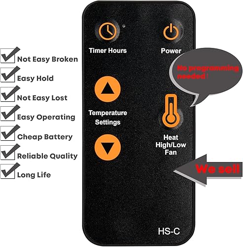 Miniatura 2 de Compatible con estufa eléctrica de sobretensión de calor, calentador de estufa eléctrica de control remoto por infrarrojos, torre de alimentación
