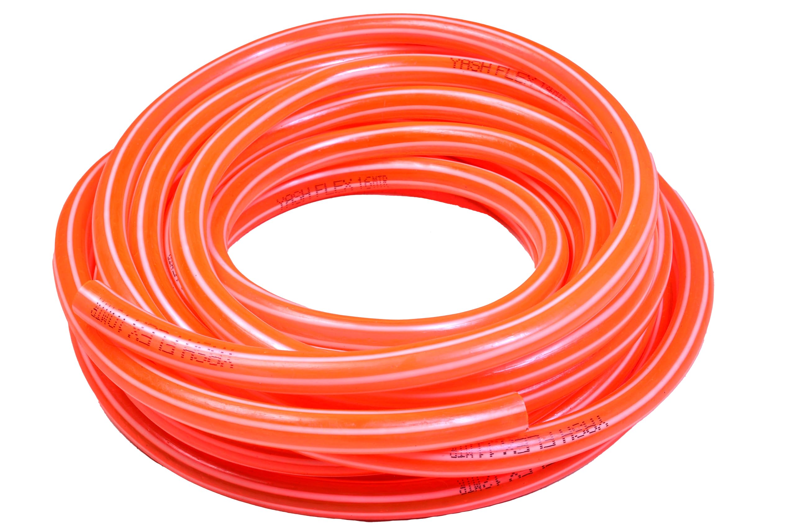 KUNTHUNATH FLEX Garden Pipe Long Lasting Braided Meters Pipe PU Pneumatic Air Tubing Pipe Hose for Multi-Functional Gardening, Car Wash, Floor Clean, Pet Bath, Easy to Connect, Cleaning (10 Meters)