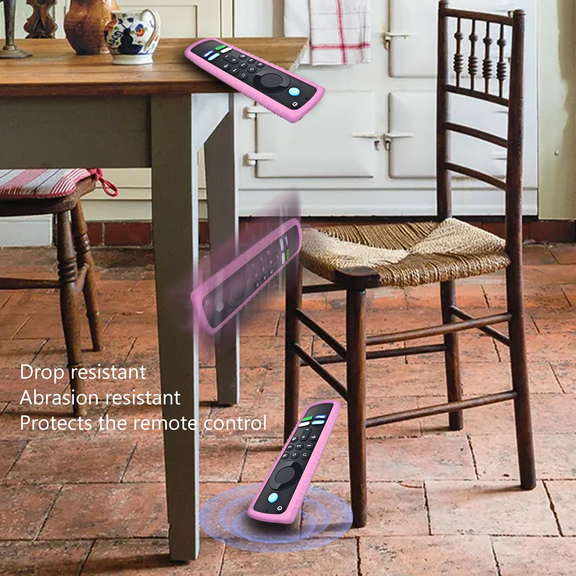 HoldFist Remote Cover Case Skin for Fire TV Stick, Compatible with Most Models of Fire Stick 4k, Shockproof, Dustproof, Washable