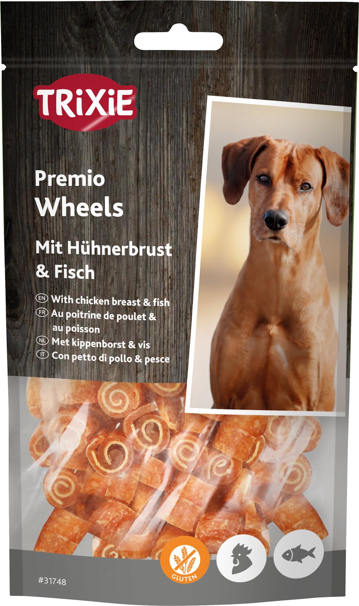 Trixie Premio Fish Chicken Wheels, 75 G