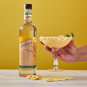 DaVinci Gourmet Naturals Banana Syrup, 25.4 Fluid Ounces (Pack of 1)