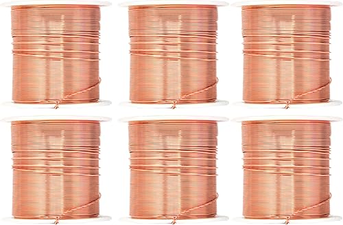 Vista 39 de Mandala Crafts Alambre de aluminio anodizado de calibre 8 para hacer joyas, alambre neutro flexible de color de 128 pies, flexible y flexible