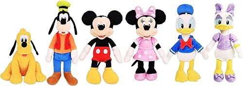 Miniatura 5 de Just Play - Peluche pequeño de Mickey Mouse de Disney, con licencia oficial para niños de 2 años en adelante