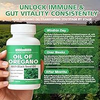 Vista 6 de Alto Carvacrol,Cápsulas blandas de aceite de orégano con aceite de semilla negra,955
