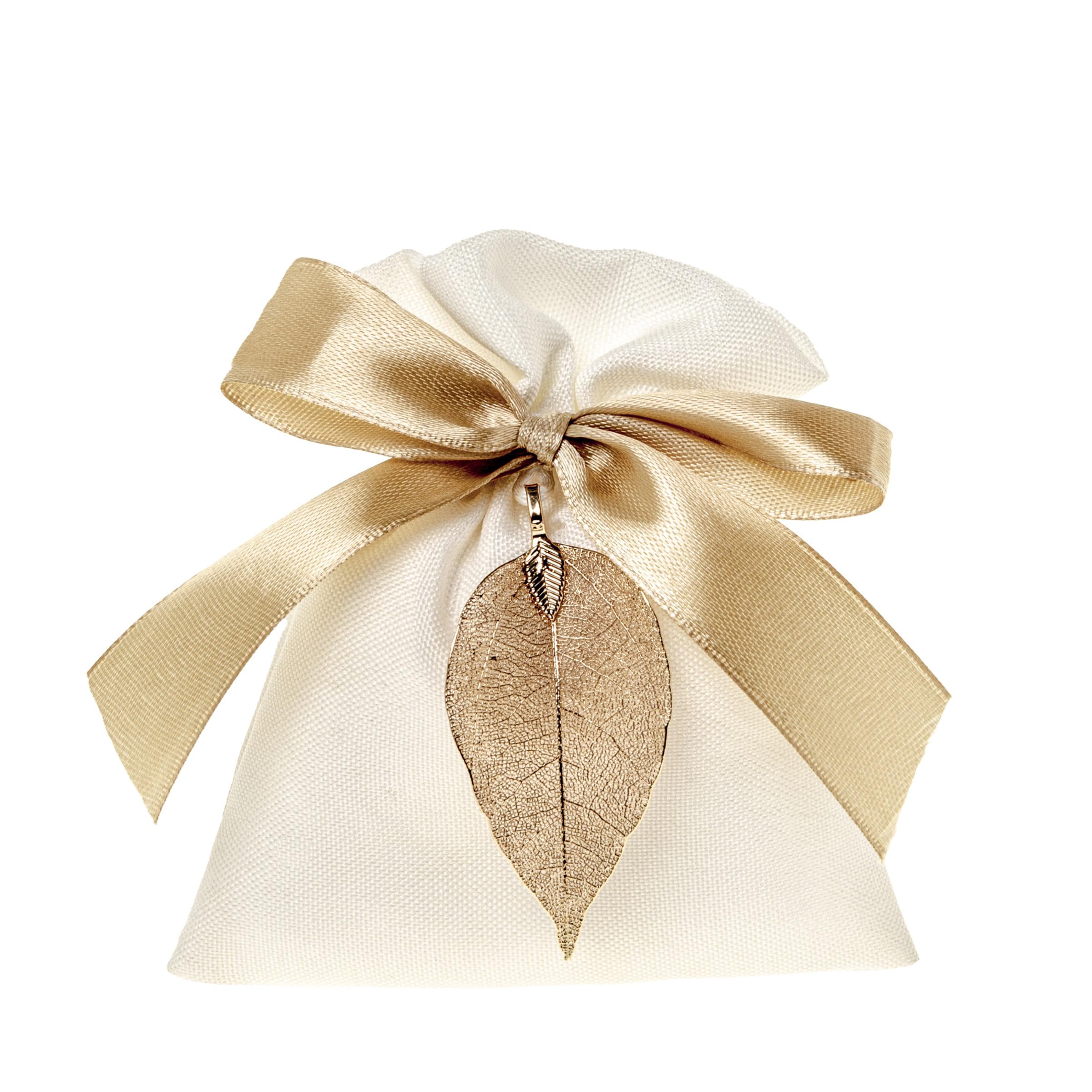 Doni Bomboniere Boda - Bolsa portapeladillas blanca con hoja de aniversario de 18 años, comunión, confirmación blanca, ideas de regalo completas, originales económicas