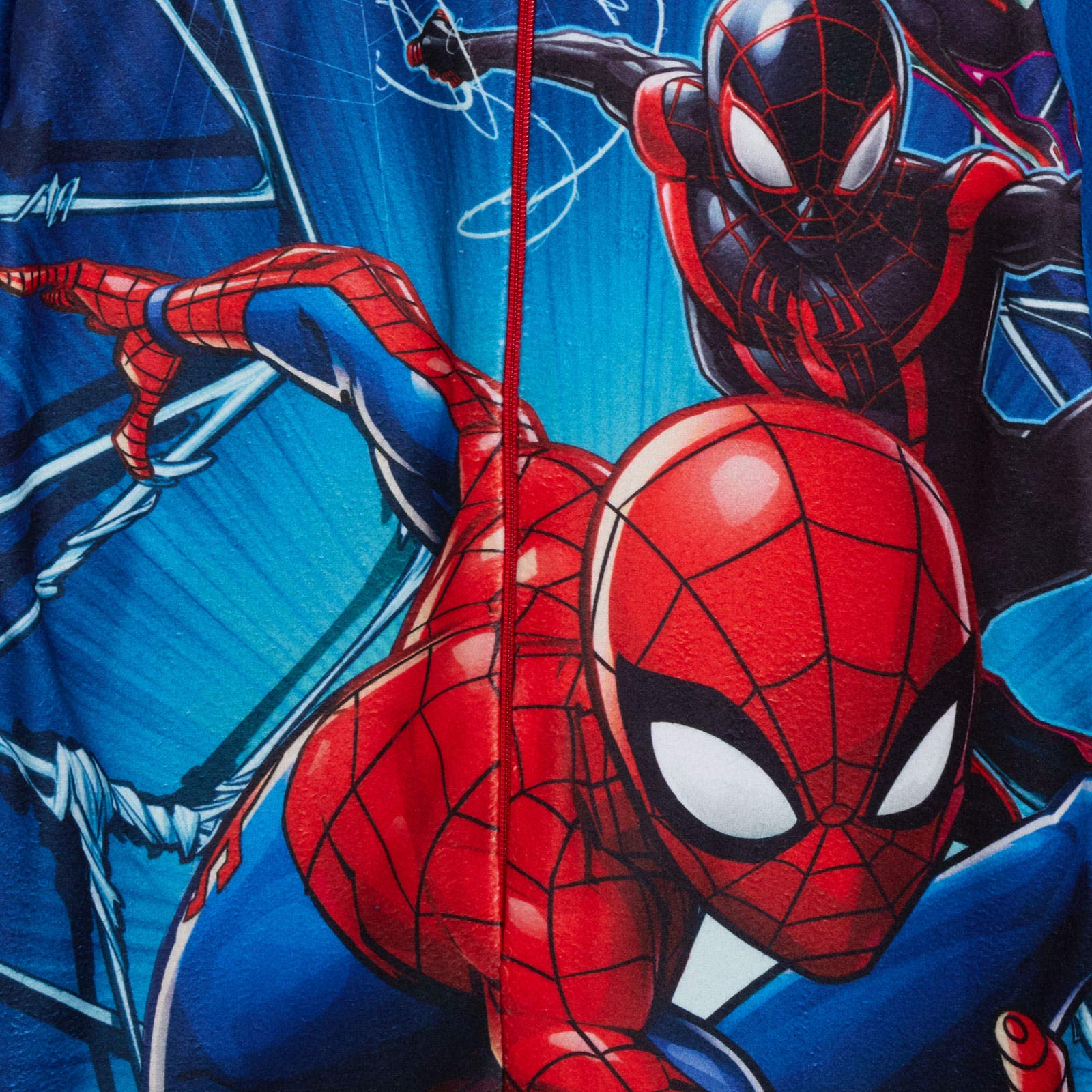 Marvel Spiderman Combinaison Pyjama Surpyjama Grenouillere Polaire Garçon ou Filles, Taille 2-10 Ans