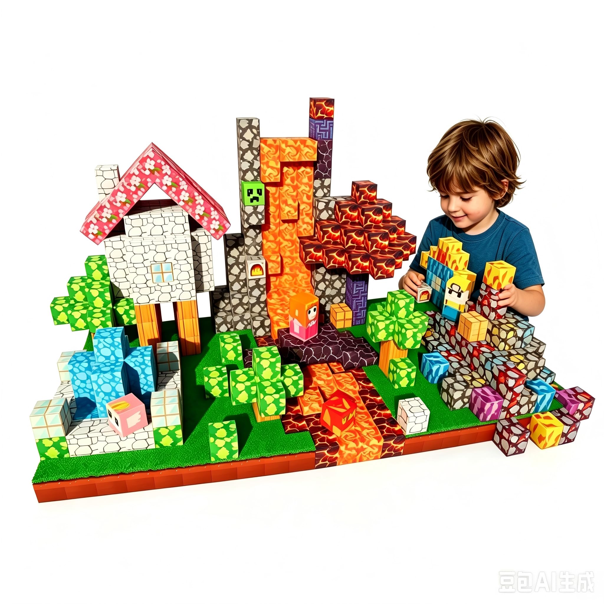 Muitotir Magnetic Building Blocks Construction Cube Toys for 3 year old boys girls Learning Educational STEM Montessori Sensory Toys for 3 4 5 6 7 8 9 10+ Year Old Christmas Birthday Gift
