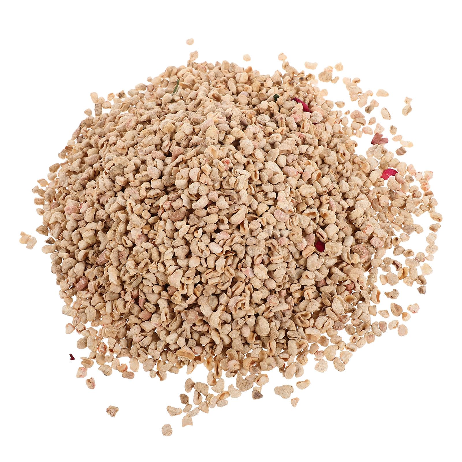 Lettiera Morbida per Criceti e Piccoli Animali in Pannocchie di Mais Naturale da 1000 G Imbottitura per Gabbie Erbe Aromatiche Assorbente e Profumata per Habitat Freschi e