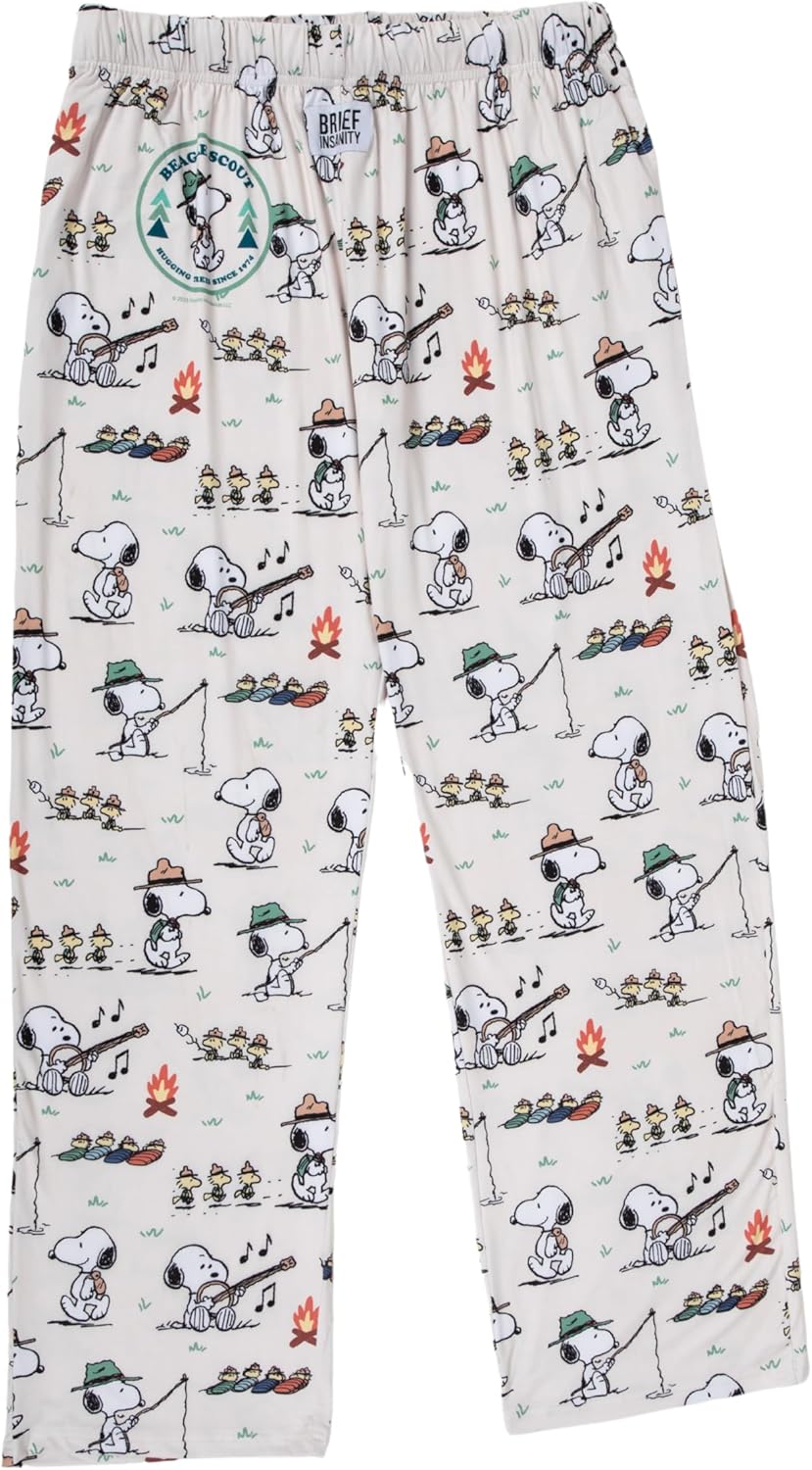 Collections Etc Unisex Snoopy Take Me to The Beach Lounge Pants Multi-Colored X-Large - Image 5