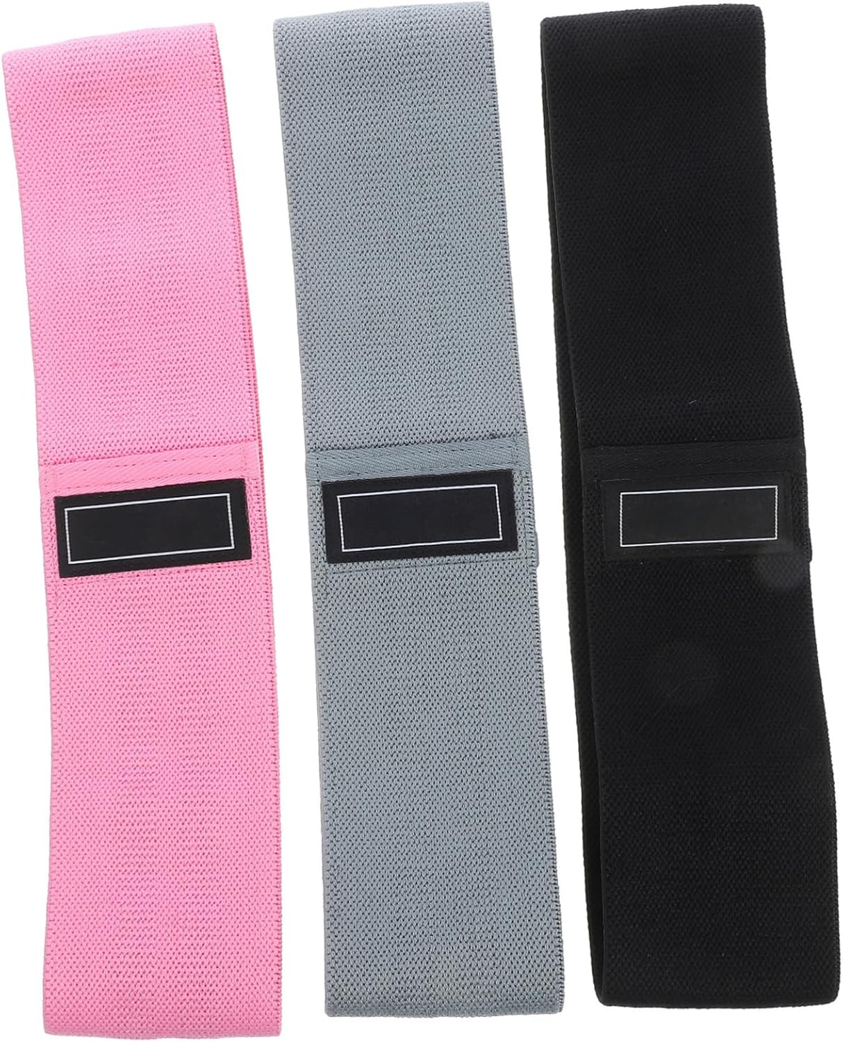 3Pcs Hip Resistance Band Set Durable Stretch Belts for Strength Training Yoga and Daily Exercise for Enhancing Flexibility and Comfort Random Color