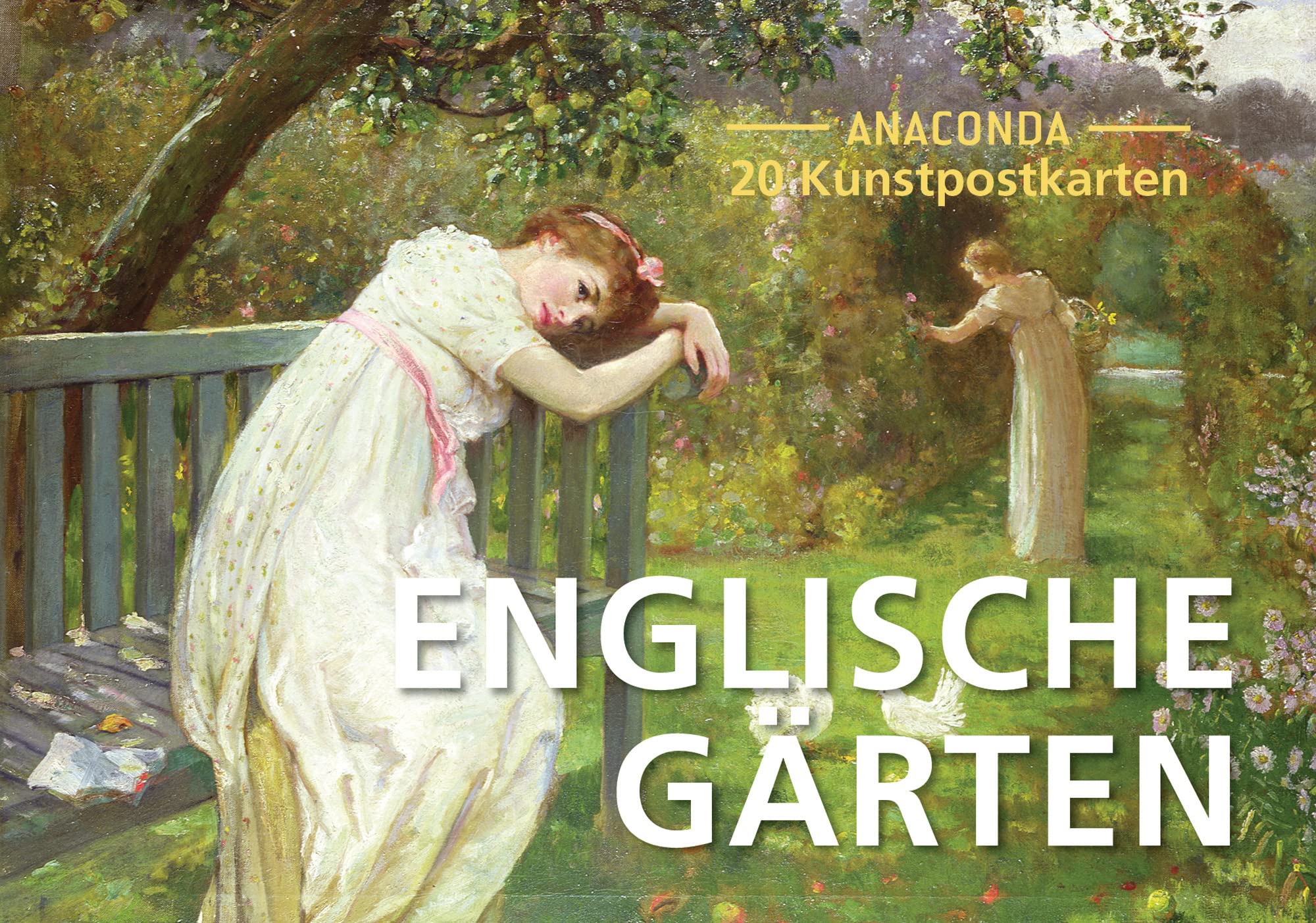 Postkarten-Set Englische Gärten: 20 Kunstpostkarten aus hochwertigem Karton. ca. € 0,25 pro Karte