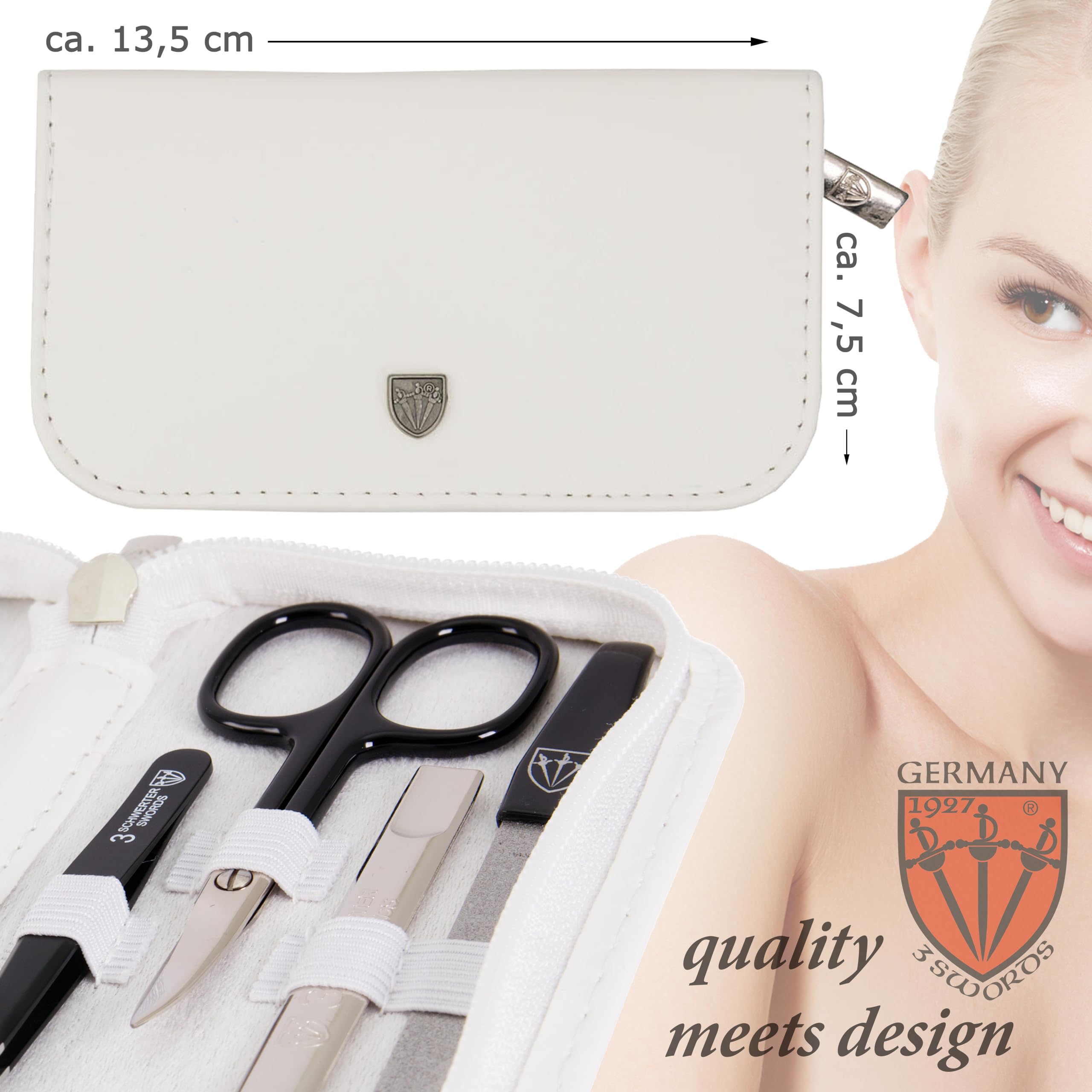 3 Swords Germany 8-Piece Manicure & Pedicure Nail Care Kit
