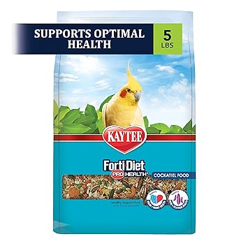 Kaytee Forti Diet Pro Health Food for Cockatiel, 5-Pound