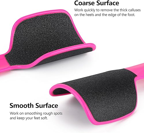 Miniatura 3 de 2 unidades de lima curvada para pies, removedor de callos en forma de U, rascador de archivos de talón de doble cara, removedor de piel muerta