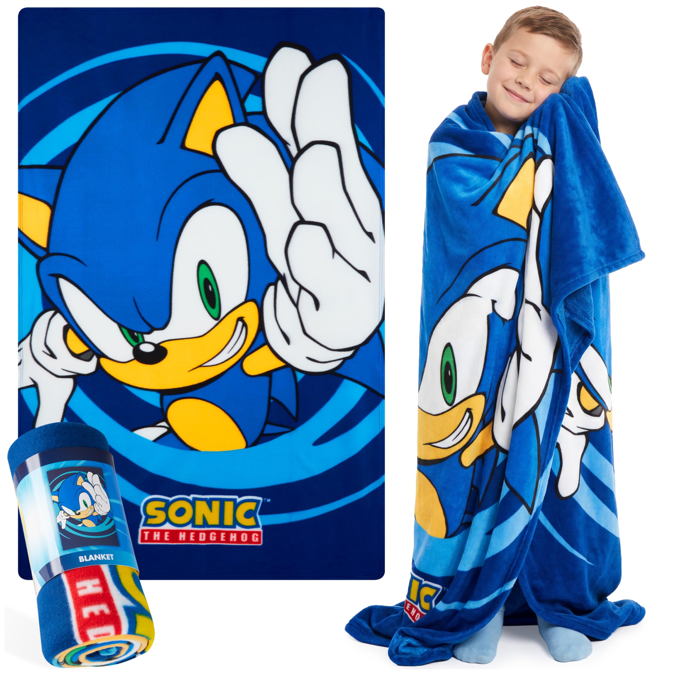 Jerry Fabrics povlečení Sonic SON034 140 x 200, 70 x 90 cm zipový uzávěr - Eshop U Terezky