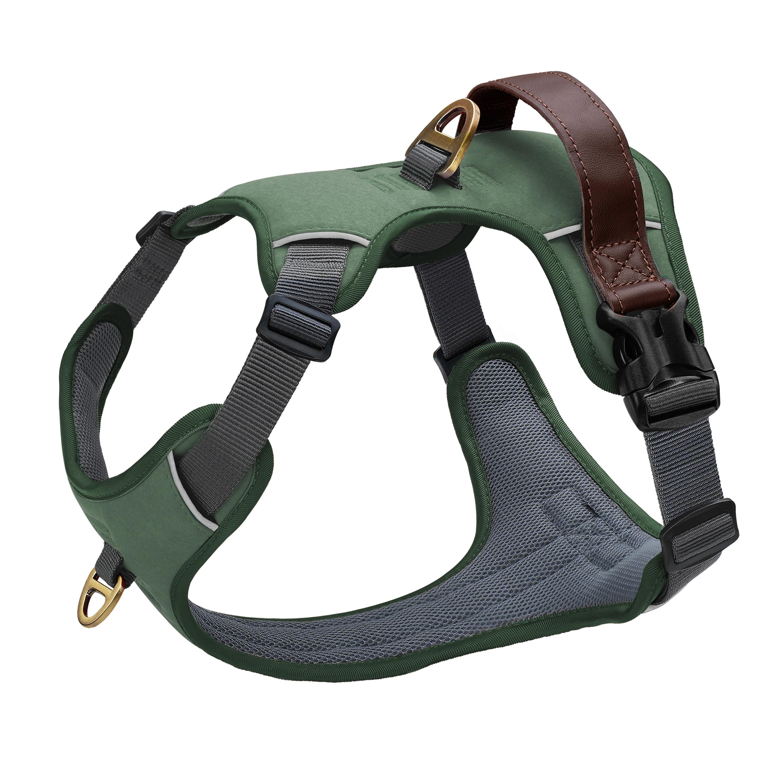 Didog No Pull Dog Harness PU Leather Vest