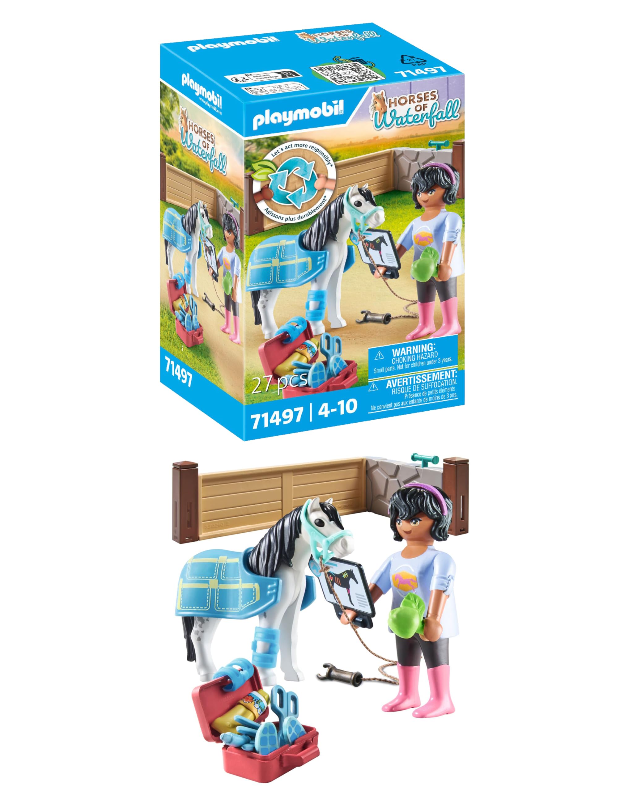 PLAYMOBIL Horses of Waterfall Pferde-Therapeutin