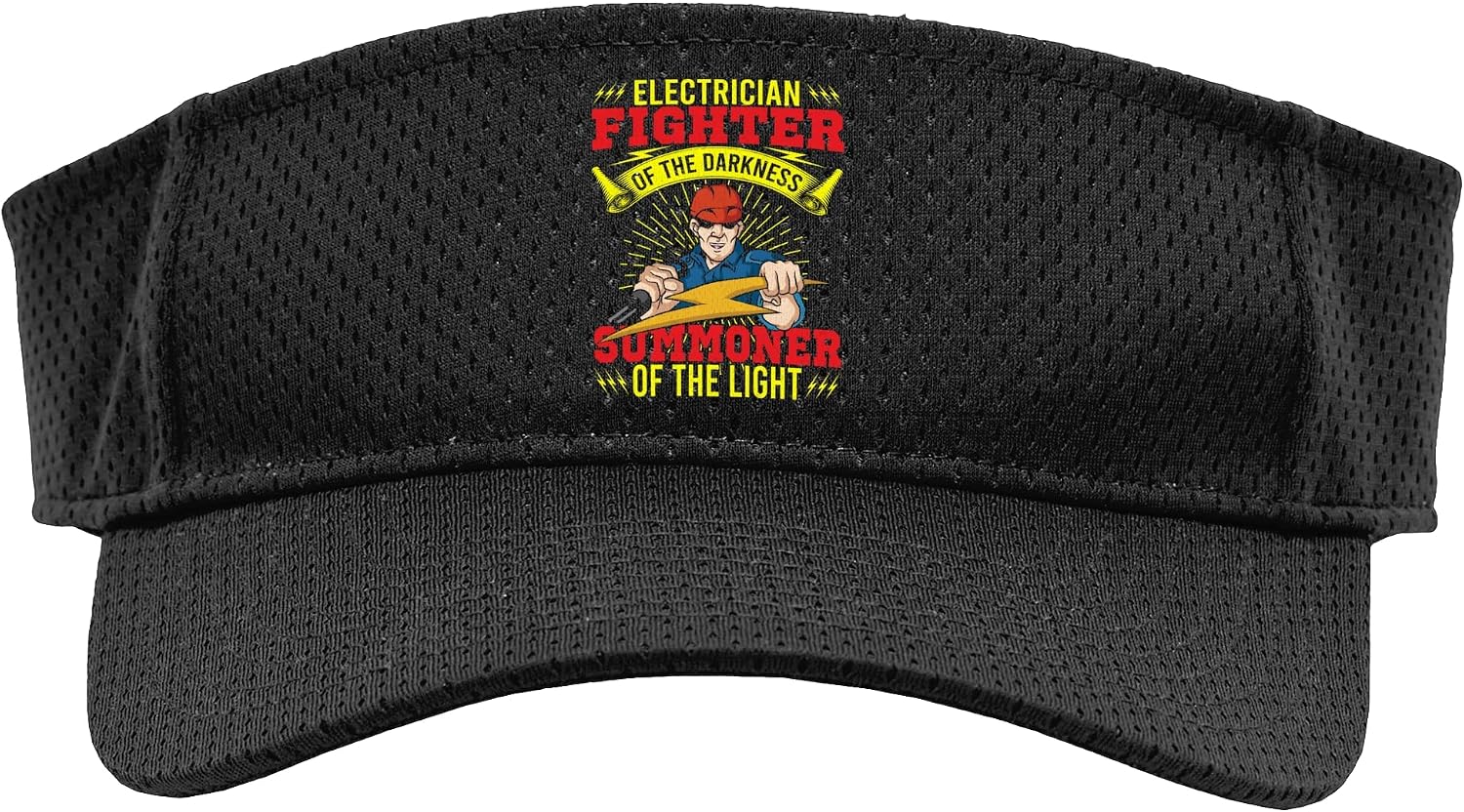 Electrician Fighter Funny Eletrical Engineer Electronics Sport Sun Visor