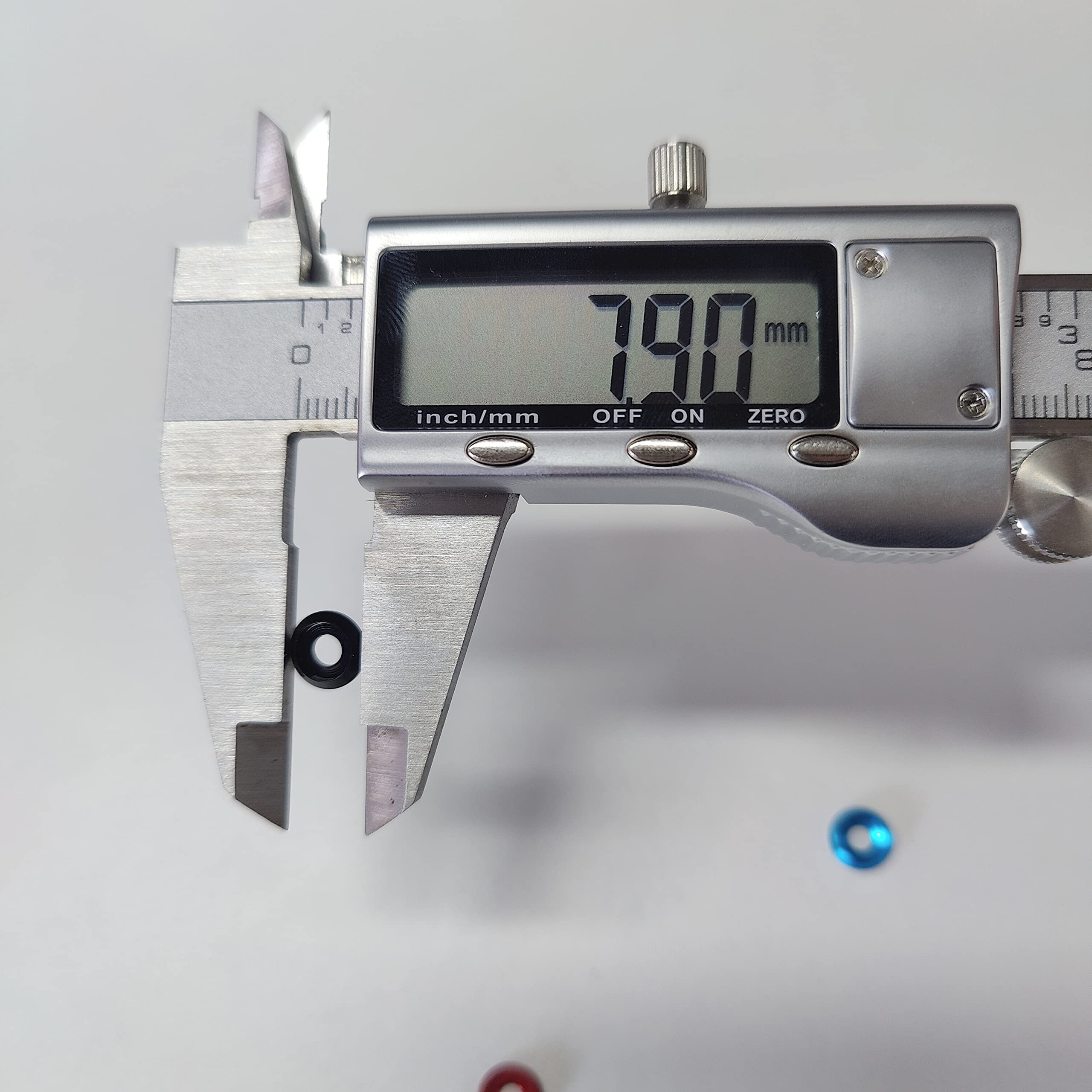 M3 Senkbohrungsscheiben, gemischt, eloxierte Aluminiumlegierung, Unterlegscheiben für Schrauben RC/FPV/PC/Drohne/Spielzeug/mechanisches Zubehör, 80 Stück