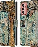 Vista 13 de Head Case Designs Officially Licensed Wyanne Half Light Nature 2 Leather Wallet Case Compatible with Samsung Galaxy M13 (2022)