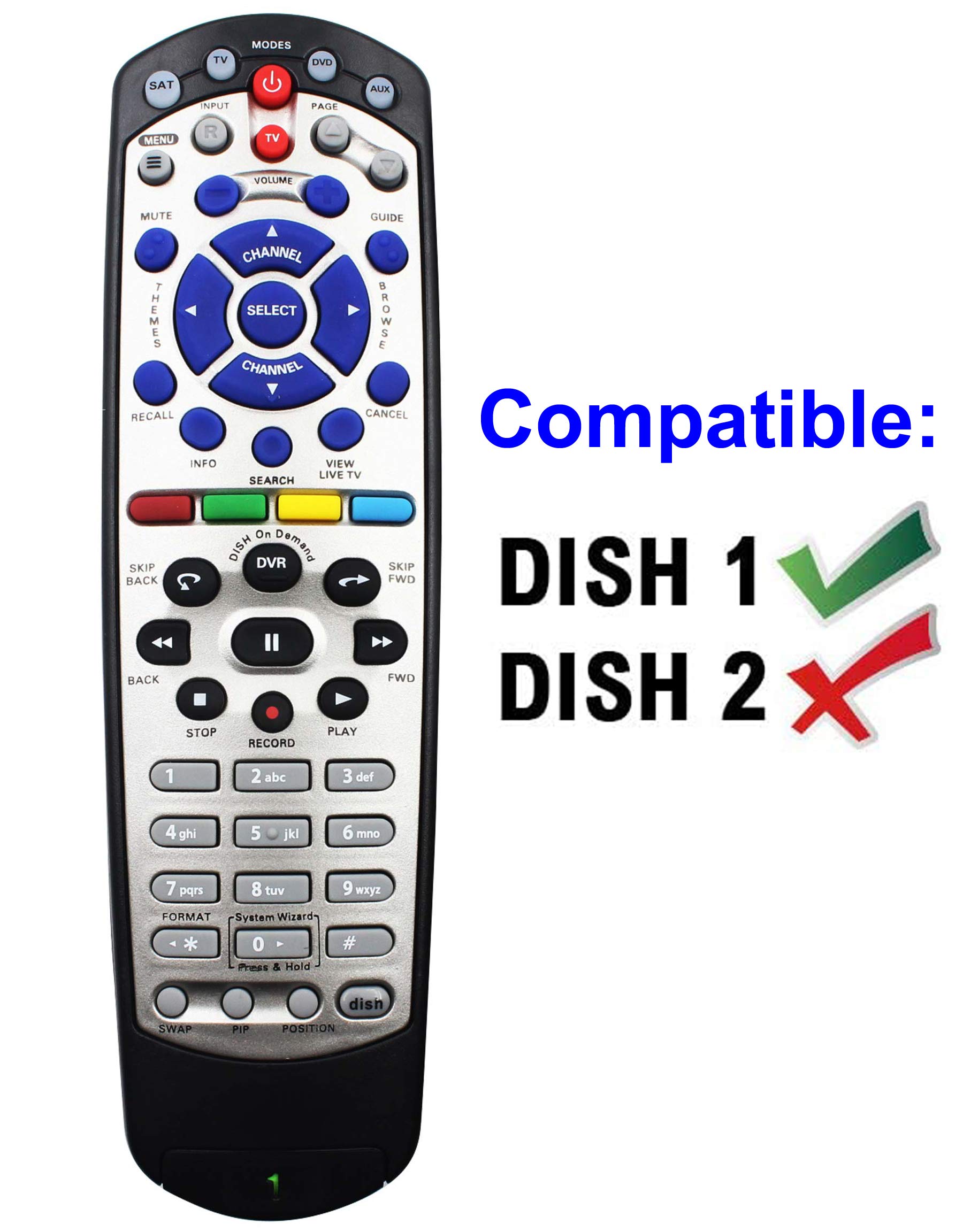 Amazon.com: New Replaced Remote Control for Dish Network 20.1 IR