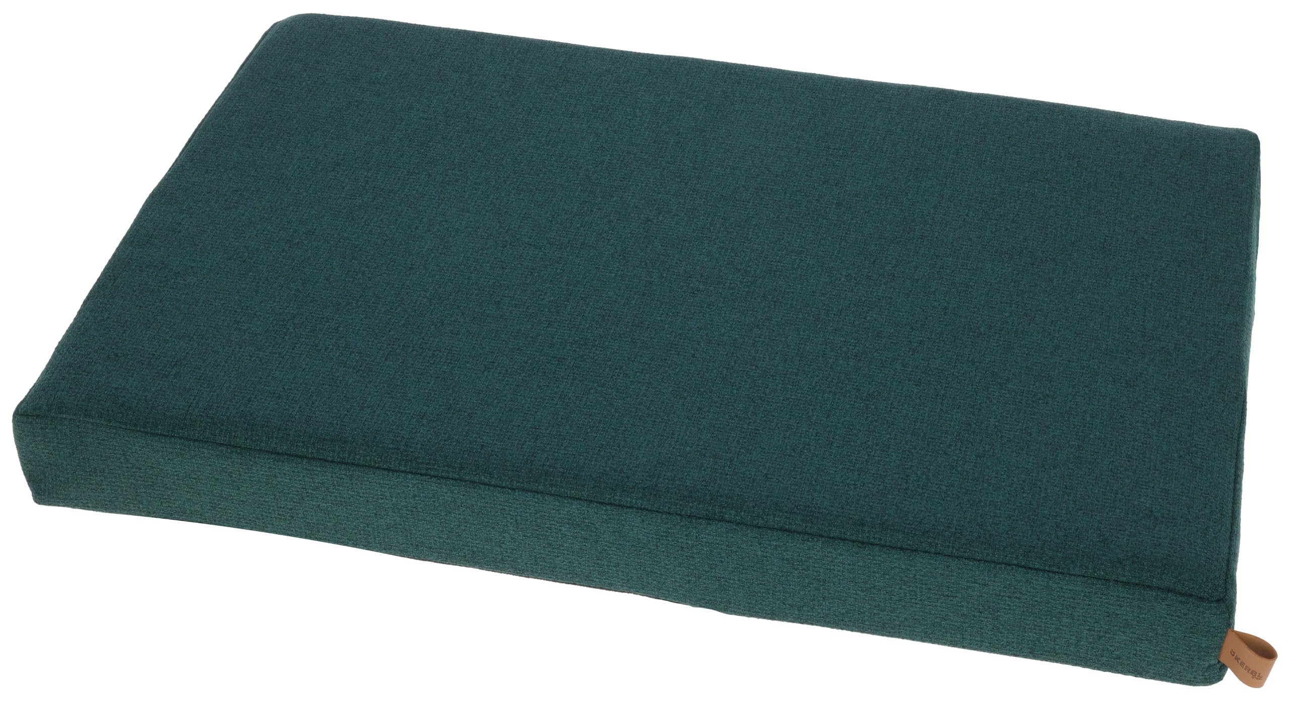 Kerbl Pet Memory Foam Mattress Olive for Dogs with Joint Problems, Orthopaedic, Washable Cover, Made in Italy, English Green, 80 x 50 x 8 cm