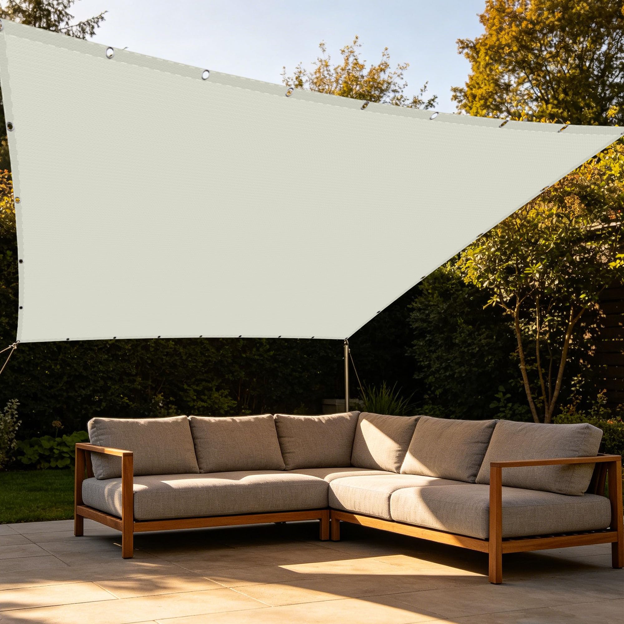 Voiles d'ombrage imperméable et antidéchirure 6x7 m