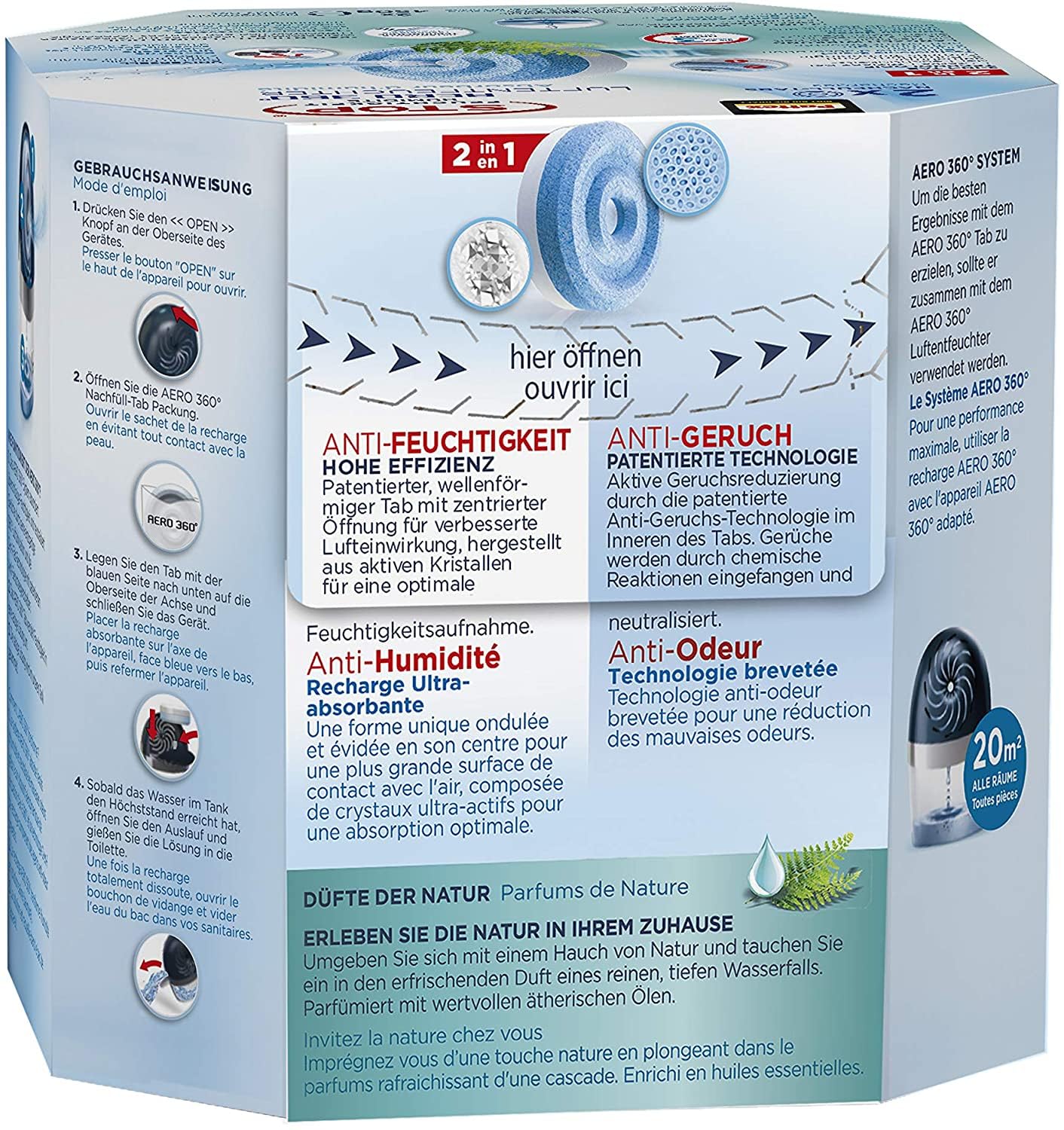 Pattex AERO 360° Fresh Waterfall Tabs confezione di | WhichOne