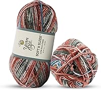 Vista 12 de Hobby Lobby Hilo Blanco Yarn Bee Suave y Elegante, 186 Yardas