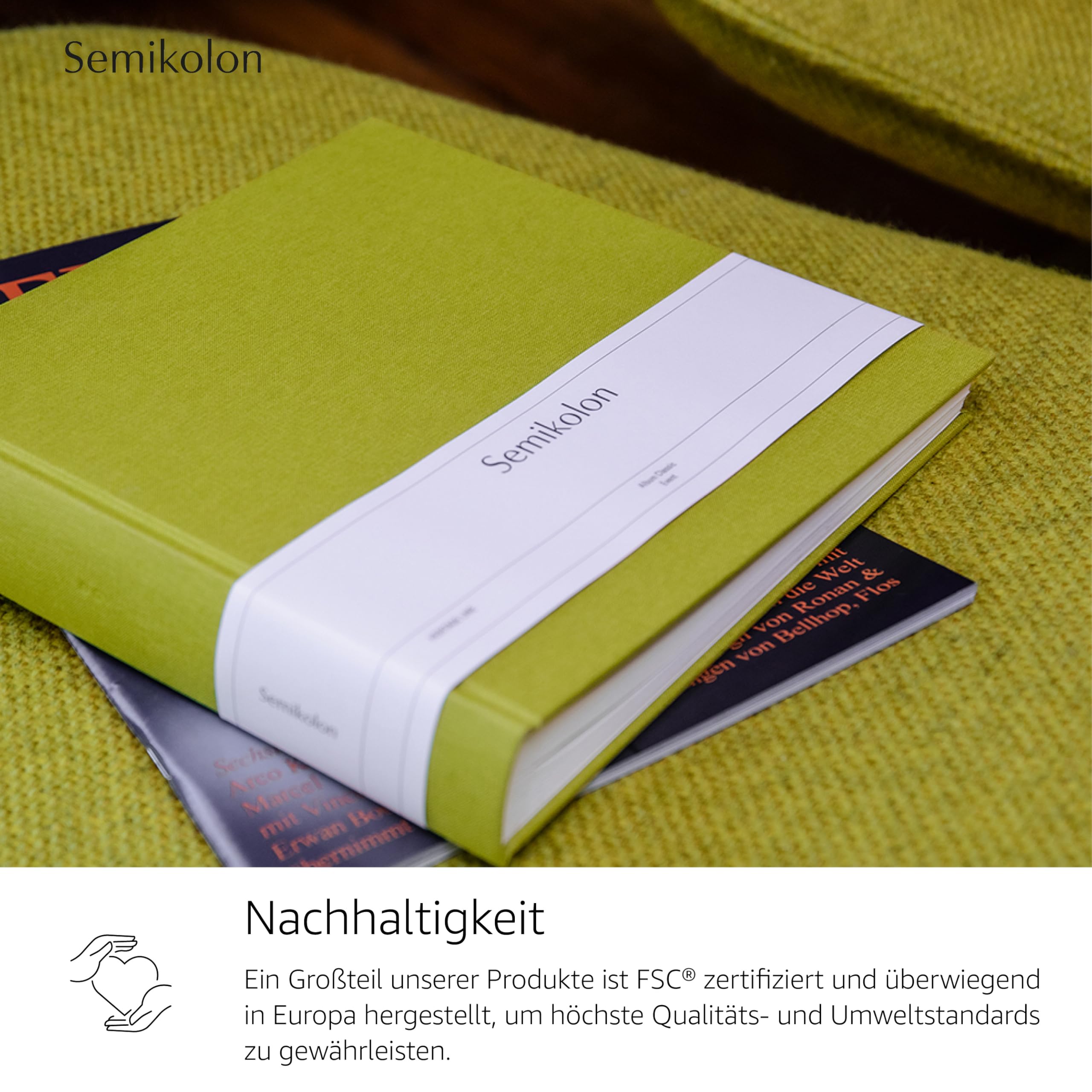 Semikolon 373050 Premium Aufbewahrungsbox One Line Edition - Geschenkbox Large 31 x 23 x 12 cm - Black
