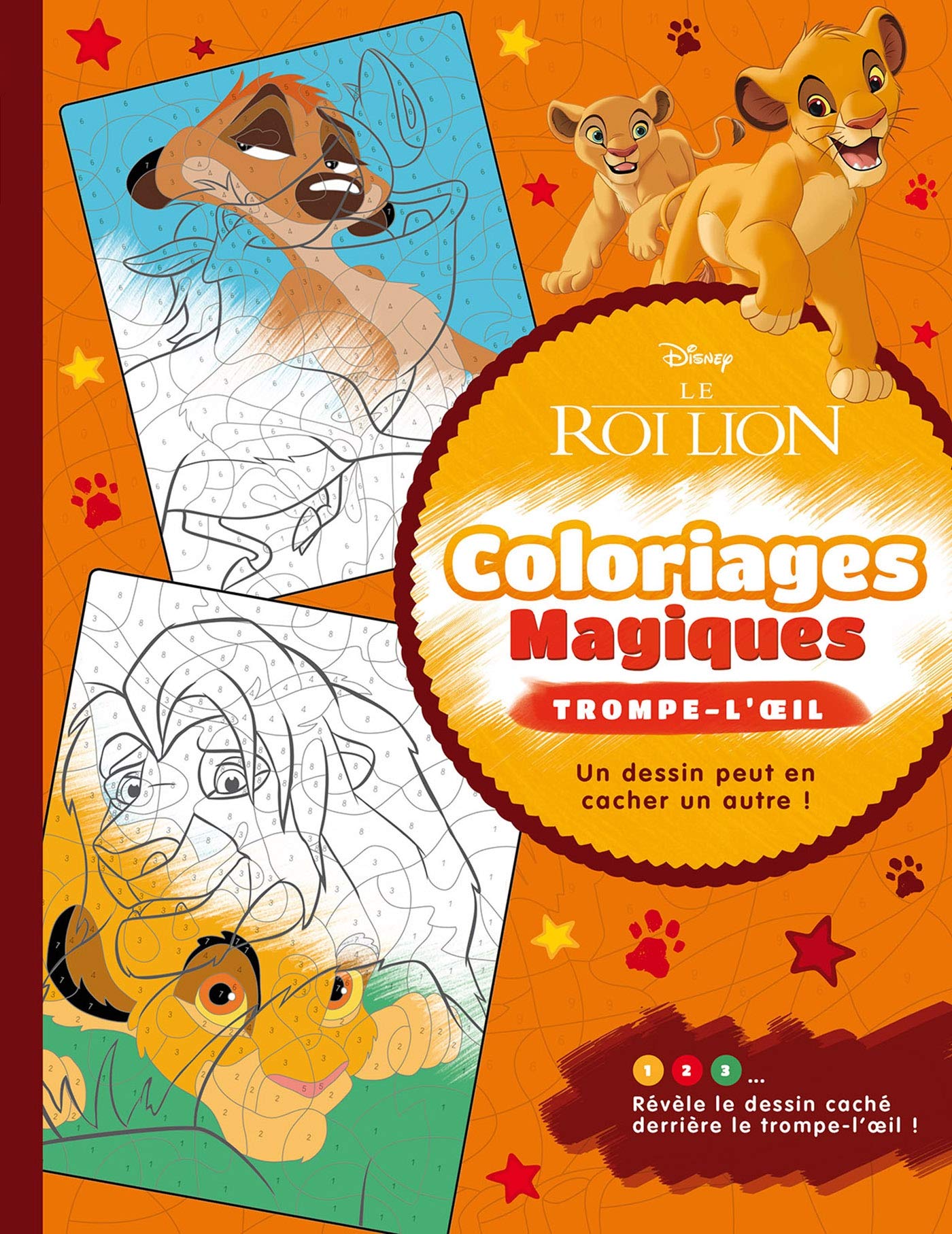 LE ROI LION - Coloriages Magiques - Trompe-l'oeil - Disney: Trompe l'oeil