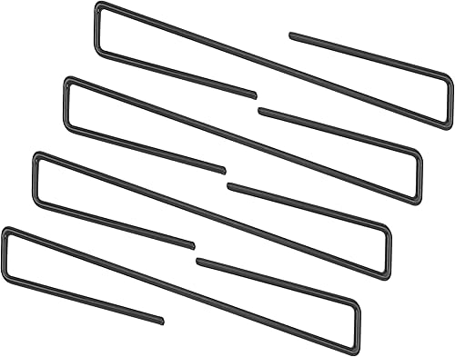 Miniatura 4 de Perchas de metal con revestimiento de vinilo para pistola para debajo del estante, paquete de 4 - BOOM-10008-4PK