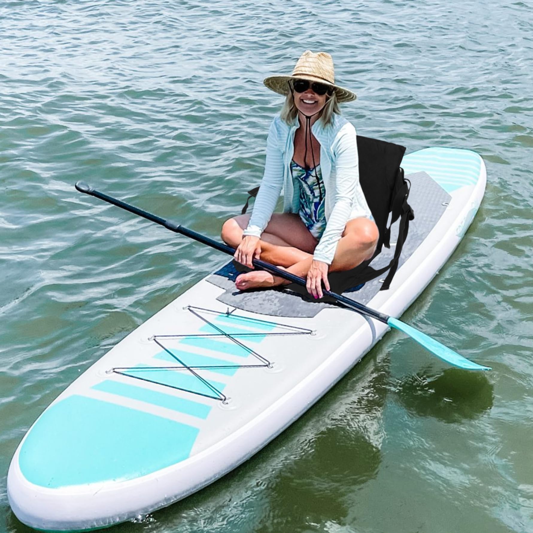 Asiento de Kayak EVA, cómodos asientos de Kayak ajustables, suaves y gruesos con soporte trasero para accesorios de surf
