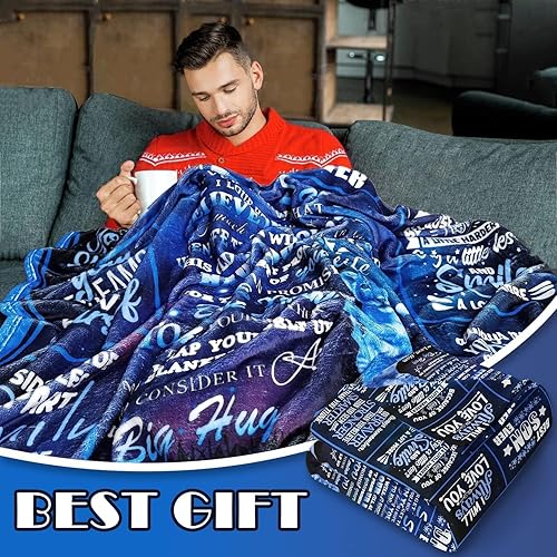 Miniatura 21 de Regalos para hermano, regalos para hermano de hermana, regalos de cumpleaños de Navidad para hermanos adultos, regalos de hermanos grandes, manta