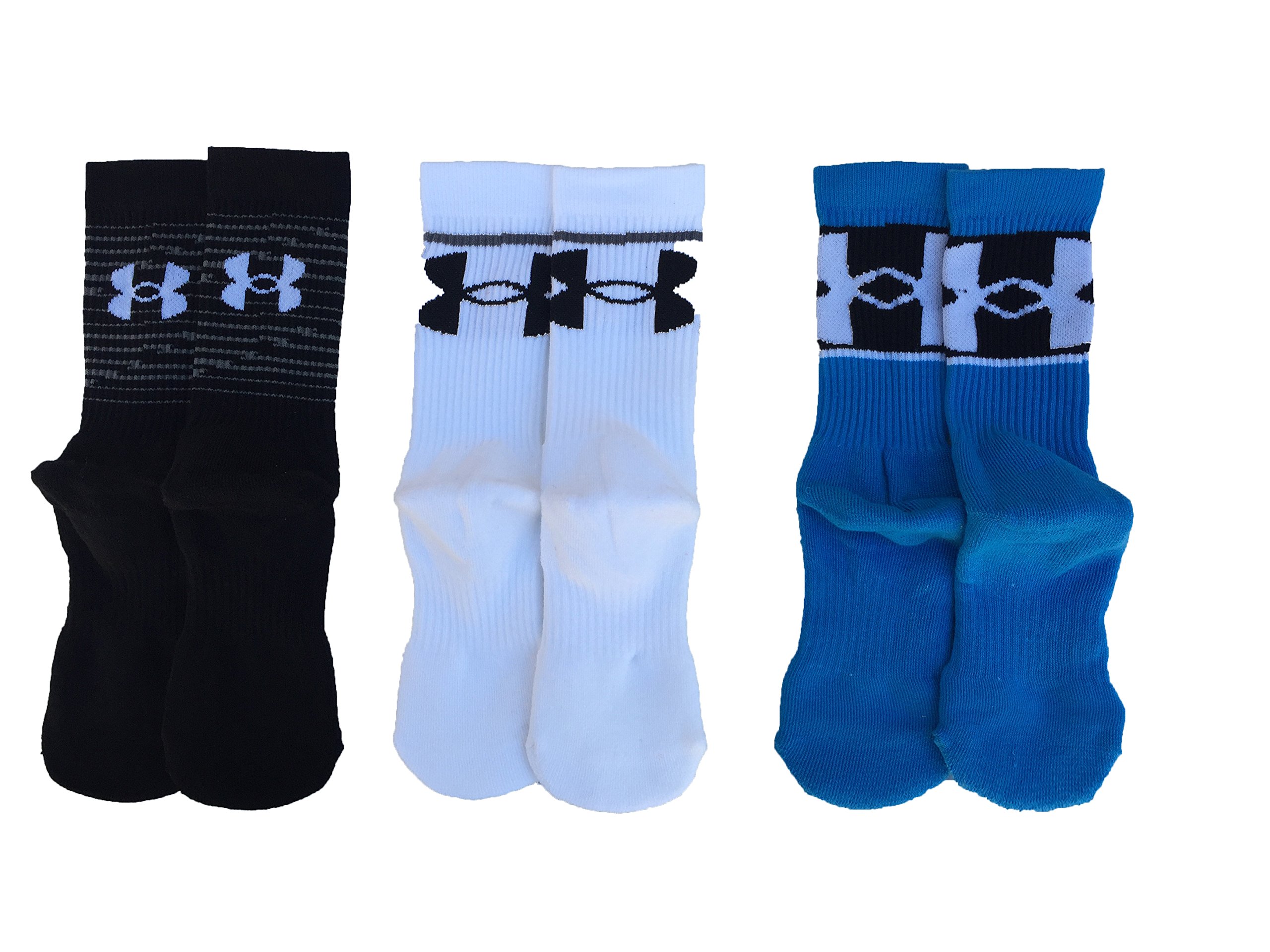 Under Armour Skarpetki Uniseks - dzieci Phenom 5.0 Crew Socks, 3-pair