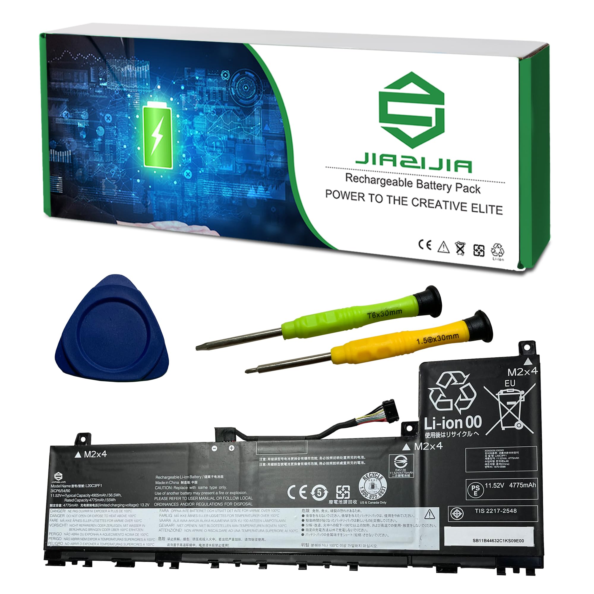 Amazon.com: JIAZIJIA L20C3PF1 SB11B44632 5B11B44626 Laptop Battery