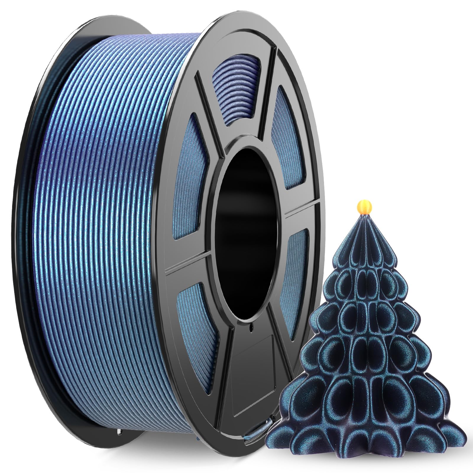JAYO Galaxy PLA 3D Printer Filament 1.75mm, 1.1kg, Galaxy Starlit Flow