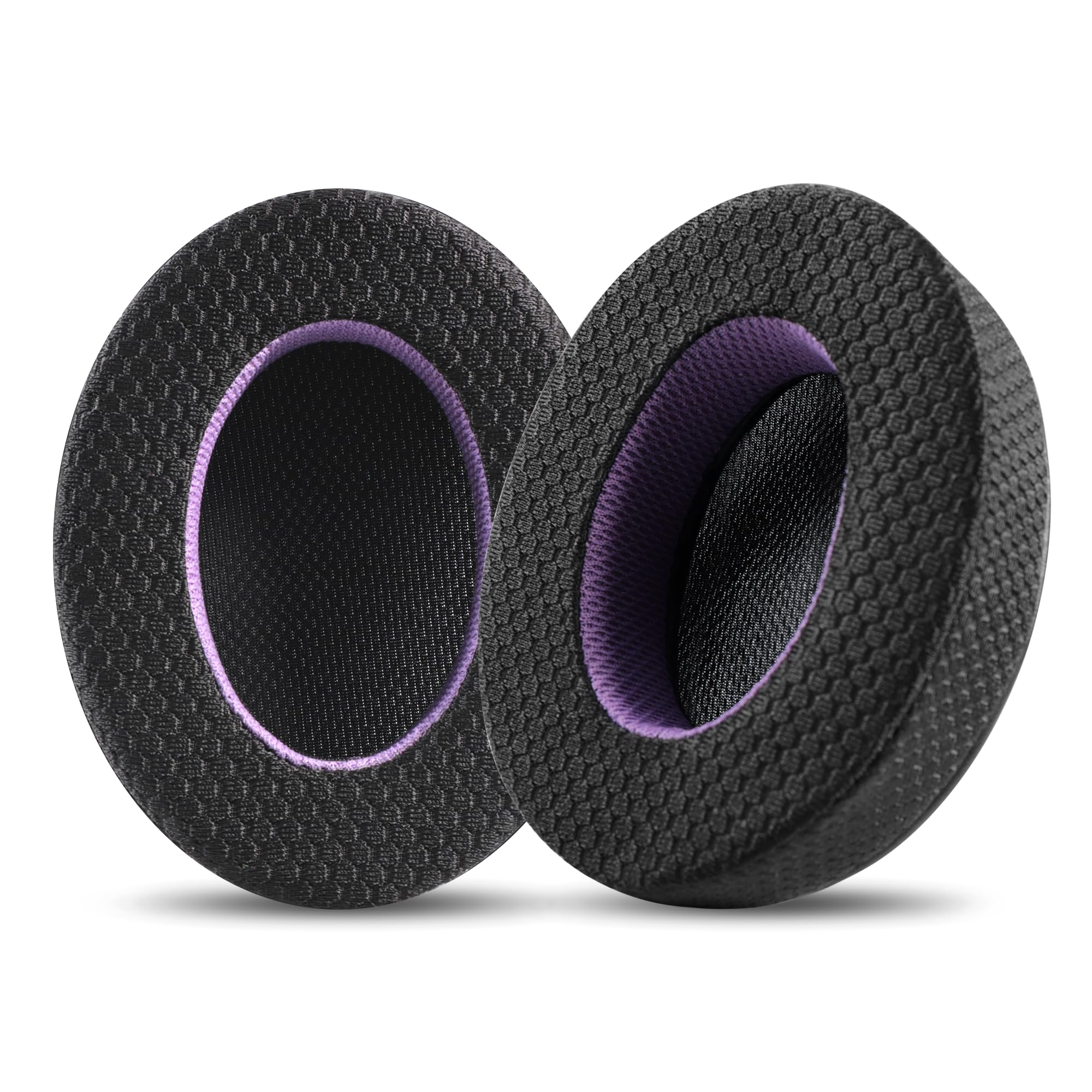 Jomwag Breathable Mesh Replacement Earpads for WH-XB910N Black/Purple Ear Pads Cushions