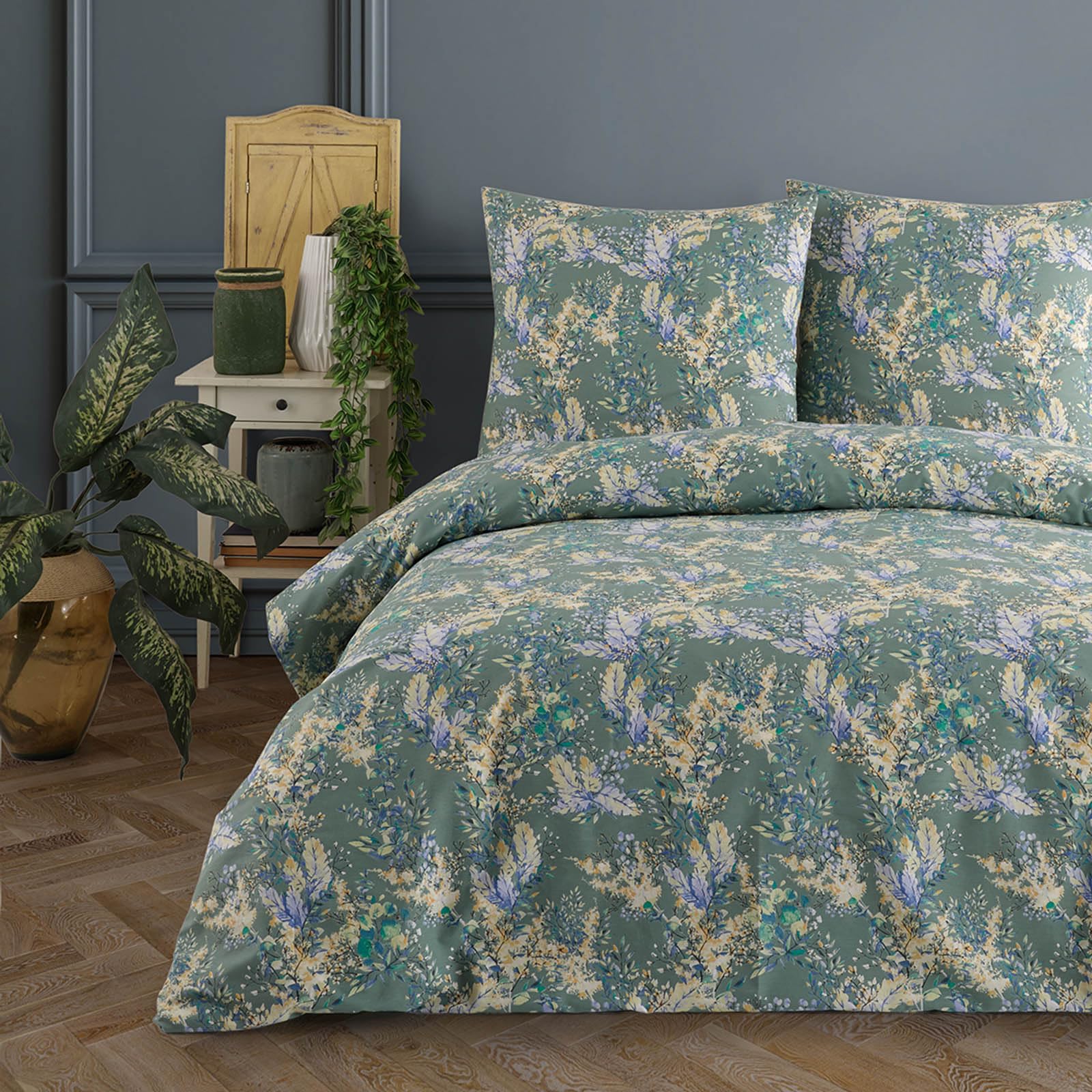 Buymax Bettwäsche Set aus 100% Baumwolle Renforcé, Streifen & Moderne Muster, mit Reißverschluss, Oeko-TEX Standard 100, Verschiedene Größen