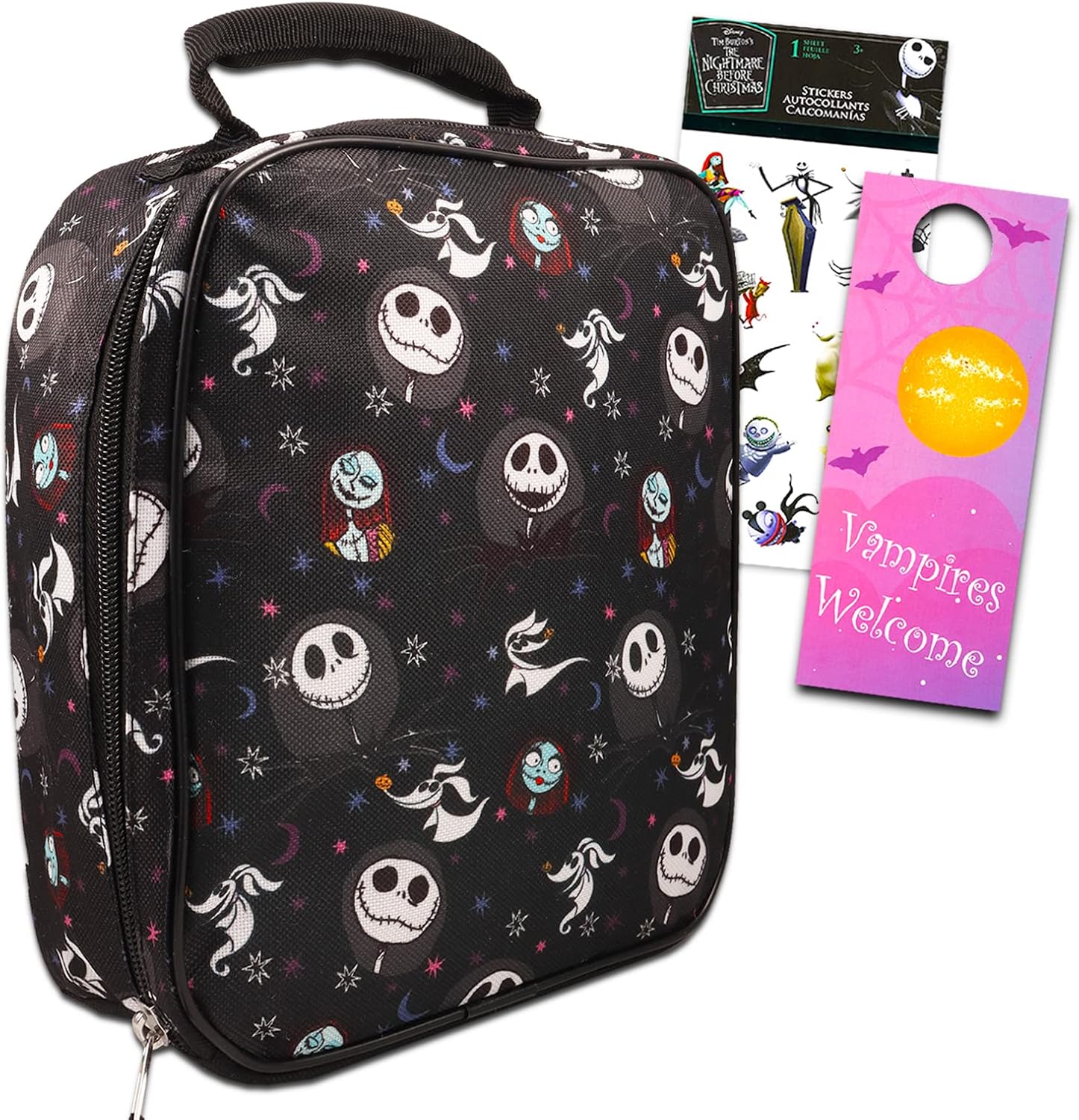 Nightmare Before Christmas Lunch Bag Set Bundle with Jack