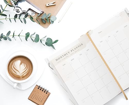 Miniatura 5 de Agenda semanal mensual sin fecha  Agenda de bloqueo de tiempo con calendario 2024, libro de presupuesto, diario de gratitud para mujeres y