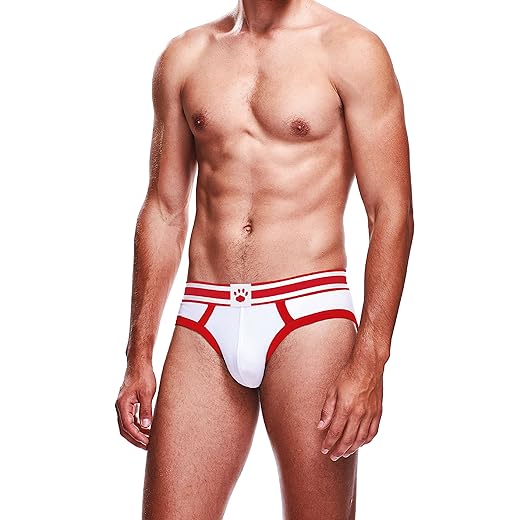 Prowler - Calzoncillo Blanco Y Rojo, Súper Cómodo Con Banda Elástica En La Cintura, Blanco Rojo, L