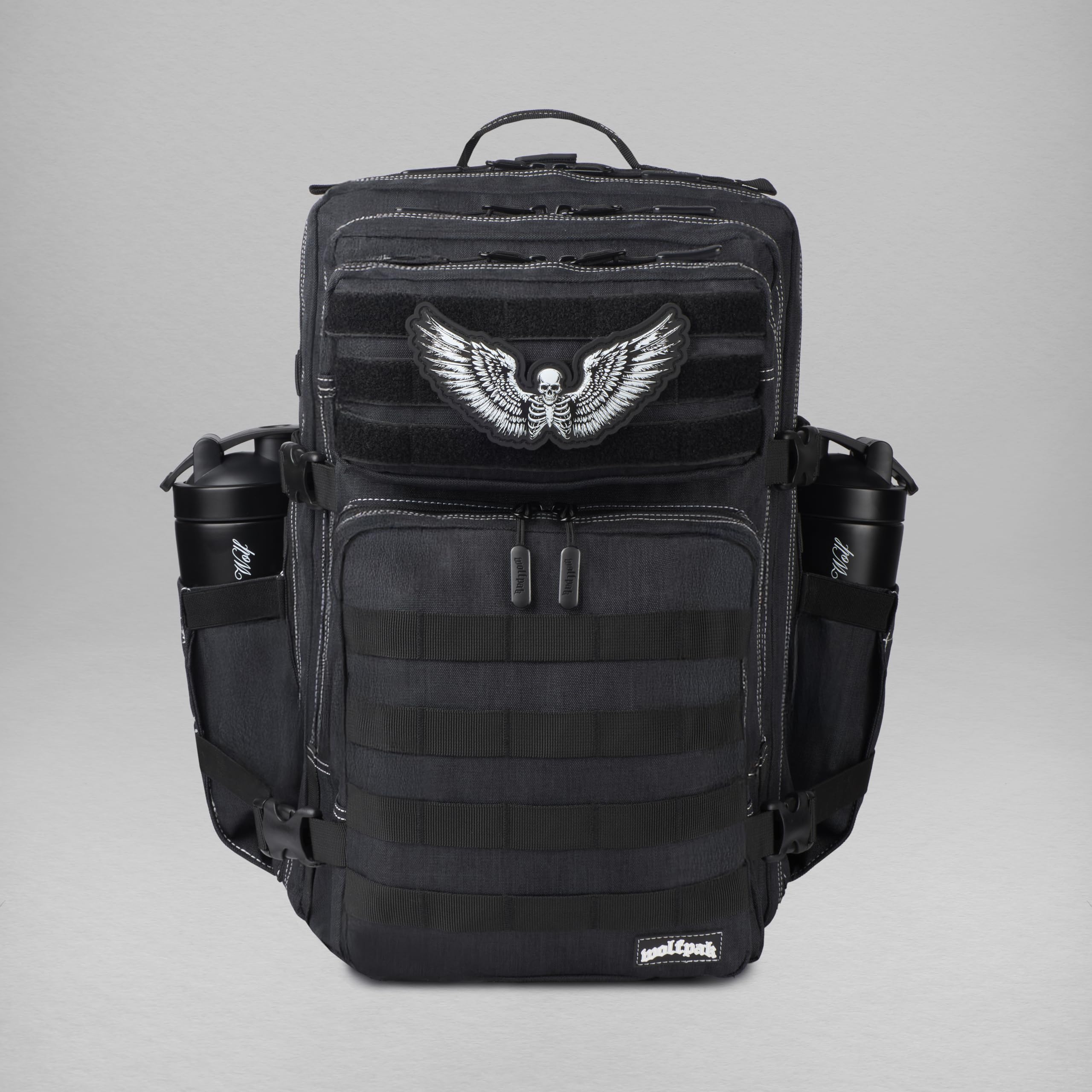 WOLFpak 45L Athletic Gym Backpack - Durable 1000D Waterproof Oxford Material with MOLLE Webbing, Laptop Pocket