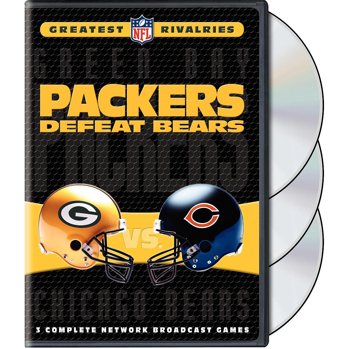 Packers Defeat Bears DVD NFL Greatest Rivalries edicion Reino Unido para coleccionistas